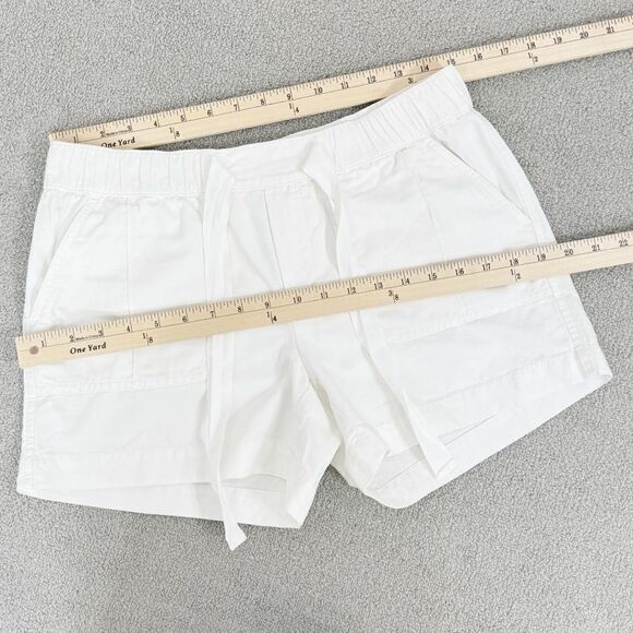 Ann Taylor Loft Cotton Canvas Chino Shorts White Size 4 - Picture 7 of 9